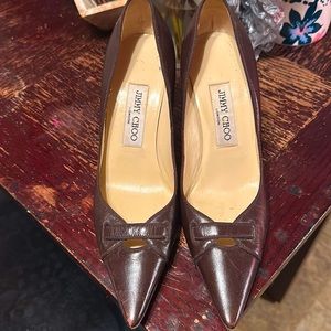 Brown jimmy choo heels Size 36 1/2
